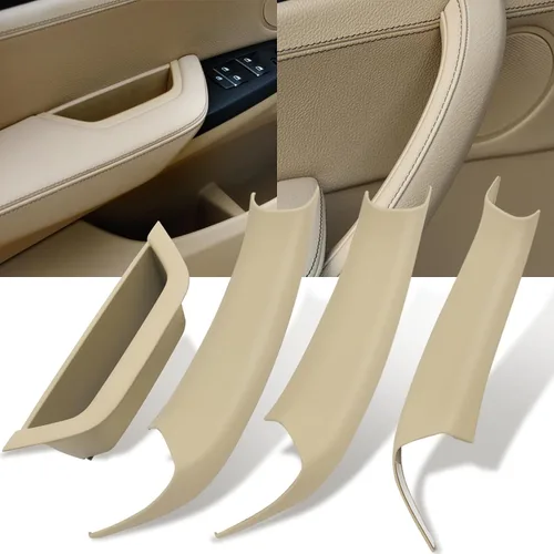 Miniatura 10 de Jaronx Compatible con fundas de manija de puerta BMW X3 F25/X4 F26, 3 piezas fundas interiores para manija de tirador de puerta para BMW X3 F25