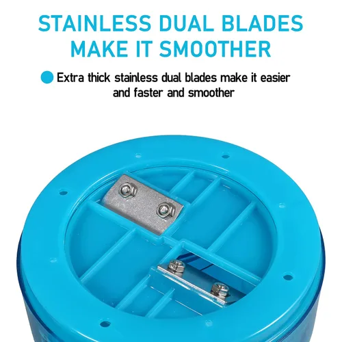 Miniatura 3 de Máquina de afeitar de hielo y cono de nieve, máquina de cono de nieve manual portátil de alta calidad y máquina de hielo afeitado con bandejas