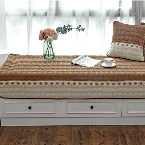 Miniatura 2 de JeogYong Cojín de asiento de ventana estilo bahía para interior, cojines de asiento de ventana de campo para interiores, para dormitorio