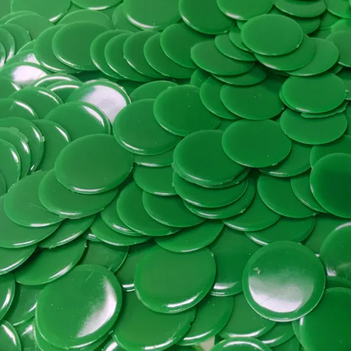 Miniatura 13 de MR CHIPS Chips de bingo de plástico para juegos 1000 unidades - Mezcla transparente de 7 colores que cuenta 3/4 pulgadas