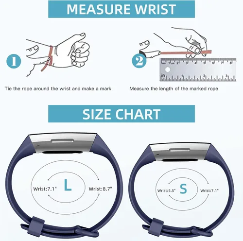 Miniatura 8 de Wepro Correa compatible con Fitbit Charge 4 bandas para mujeres y hombres, compatible con correas Fitbit Charge 3, correa de repuesto deportiva