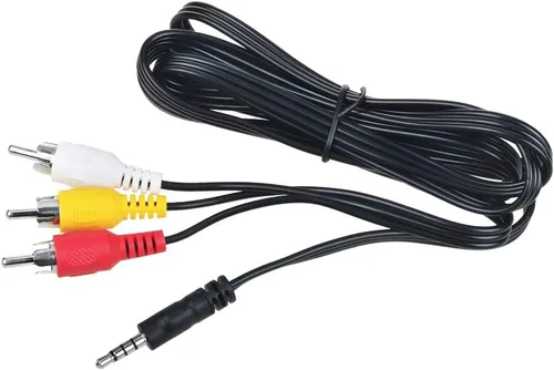 Miniatura 2 de A/V 3 RCA cable de audio/video AV compatible con JVC Everio GZ-MG50 GZ-MG57 GZ-MG67 GZ-MG70 GZ-MG77 GZ-MG130 GZ-MG130U GZ-MG132 GZ-MG150 GZ-MG155
