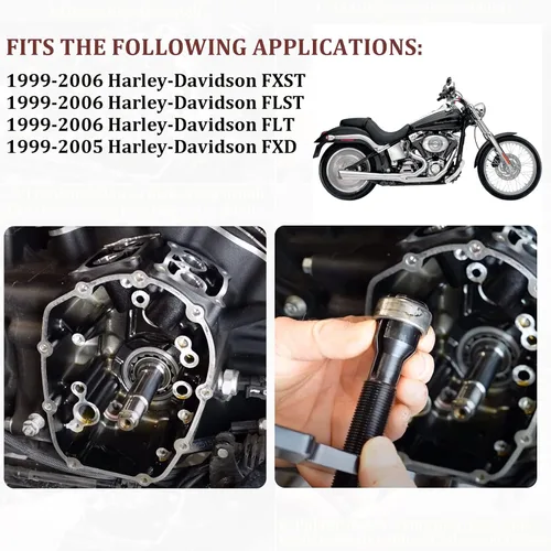 Miniatura 2 de Kit instalador y extractor de cojinetes de leva interior compatibles con Harley Davidson TC 88 96 103 110 Twin Cam & Dyna