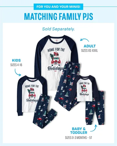 Miniatura 3 de The Children's Place - Pijama de algodón de 2 piezas para niños, corte ceñido, para Halloween