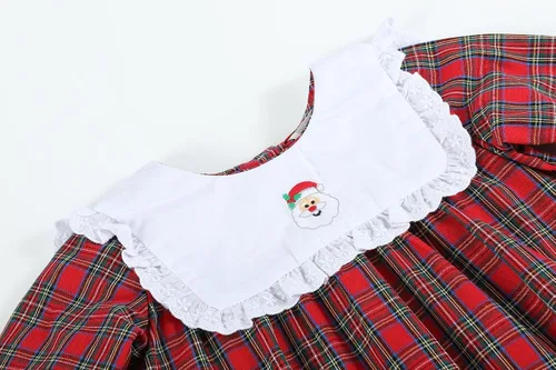 Miniatura 4 de Lil cactus Vestido de manga larga de Navidad para bebés y niñas
