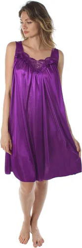 Miniatura 2 de Venice Camisón para mujer, 06N, bordado, de seda
