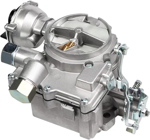 Miniatura 8 de Carburador marino de 2 barriles para Mercruiser Rochester Mercarb 3.0L 2.5L 4 CYL Motores con estrangulador eléctrico y juntas de chorros de enlace