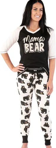 Miniatura 2 de Lazy One Conjuntos de pijama familiar a juego para adultos, niños y bebés (oso familiar)