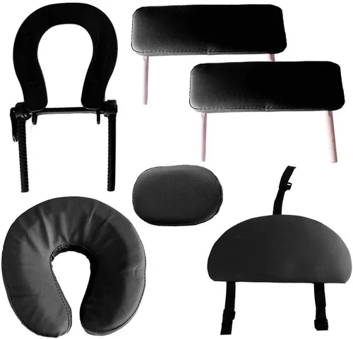 Miniatura 7 de NANOFORT Cama masaje Camilla 180X60cm Plegable Portatil Fisioterapia Faciales Tatuaje Ligera SPA (Negro)