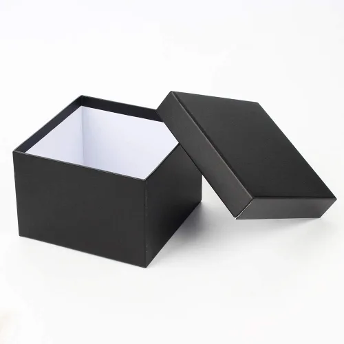 Miniatura 6 de Briful Cajas de regalo cuadradas con tapas, juego de 4 cajas de regalo negras, cajas de regalo de varios tamaños, cajas de regalo para regalos