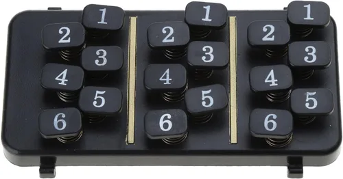 Miniatura 6 de Entrenador de acordes de guitarra con 18 botones, herramienta de aprendizaje de guitarra para personas cuyos dedos duelen por cuerdas de guitarra