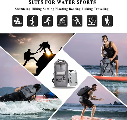 Miniatura 8 de Mochila Bolsa Seca IDRYBAG Gris