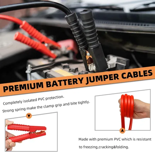 Miniatura 3 de Kit de emergencia en carretera para automóvil, kit de asistencia lateral de emergencia para camiones con cables de puente, martillo de seguridad