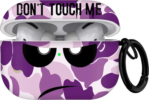 Miniatura 28 de Funda para Airpods Pro de 2ª generación 2022, Don't Touch Me para Airpods Pro 2 con llavero, funda suave y bonita a prueba de golpes para mujeres
