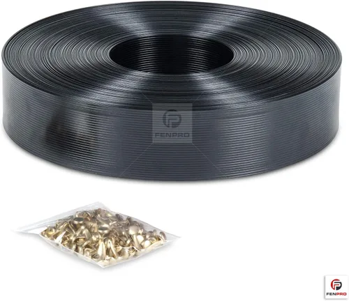 Miniatura 4 de Cinta de Privacidad para Valla de Eslabones de Cadena Fenpro (Negro Obsidiana)