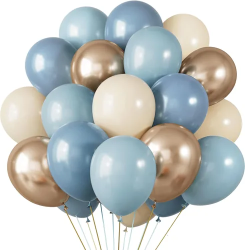 Miniatura 11 de RUBFAC 65 piezas de globos de 12 pulgadas, kit de globos rojos, negros y blancos con confeti y cintas para cumpleaños, bodas, baby shower, Negro