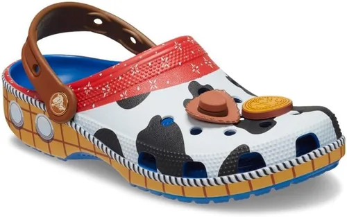 Miniatura 6 de Crocs Zuecos clásicos unisex de Toy Story para adultos Vaquero Azul/Amaderado