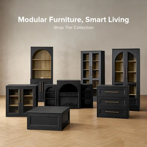 Miniatura 9 de Mopio Blake - Mesa de centro con tapa abatible y almacenamiento, mesa de centro cuadrada moderna de estilo rústico con parte superior fácil