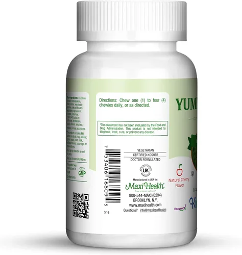 Miniatura 3 de Maxi Salud Chewable yummie Vitamina C "250mg – inmune Booster – Cereza Sabor, YCC9, 1, 1