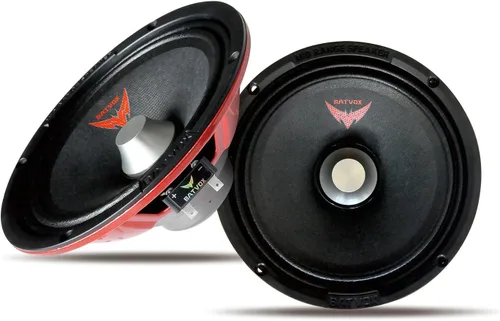 Miniatura 25 de MX80P1 - Altavoz de rango medio de 8 pulgadas, tapa antipolvo roja, 480 W máximo, 4 ohmios, altavoces de puerta de audio de alta calidad para coche