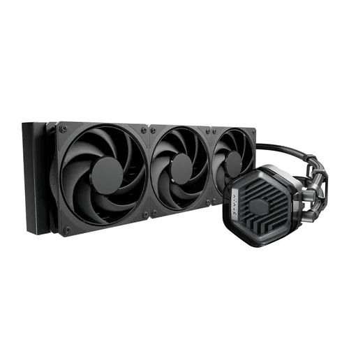 Miniatura 15 de Cooler Master 360 Atmos Enfriador líquido AIO de circuito cerrado impulsado por el rendimiento, R9 Ultra 9, bomba aRGB de doble cámara, radiador