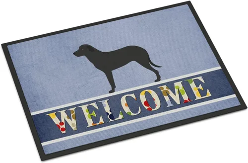 Miniatura 36 de Caroline's Treasures BB8321JMAT - Felpudo de bienvenida Berger Picard de 24 x 36 pulgadas, tapete azul para puerta delantera, para interiores