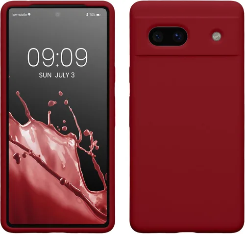 Miniatura 185 de kwmobile Funda Compatible con Google Pixel 6 Pro - Funda de Teléfono de Silicona TPU con Acabado Suave - Azul Caribe