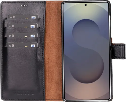 Miniatura 167 de Venito Florence - Funda de piel compatible con Samsung Galaxy S9, extra segura con bloqueo RFID, cartera desmontable para teléfono (gris decolorado)