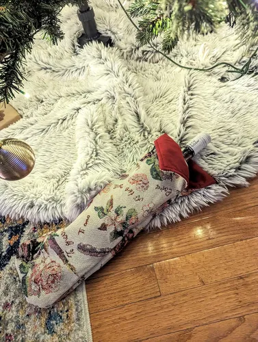 Miniatura 2 de Handmade Wine bottle gift bags/bottle coat - Luxury Tapestry Colorful Shabby Chic Pink Red Floral Wine Bags- Cloth Beautiful Protective Wrap