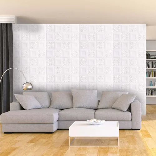 Miniatura 2 de Efavormart - Paquete de 10 paneles de pared de 52 pies cuadrados con diseño francés 3D, papel tapiz de espuma para despegar y pegar para dormitorio