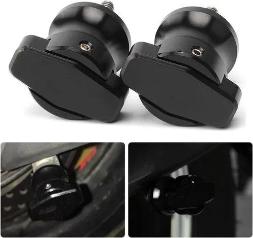 Miniatura 8 de Soportes de marco CNC para motocicleta, tornillos de 0.236 in, deslizadores de basculante, carretes deslizantes para Yamaha FZ-07 FZ07 FZ 07 MT-07