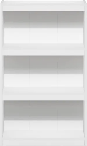 Miniatura 6 de Furinno Jaya Enhanced Home Estantería ajustable de 3 niveles, pino ámbar