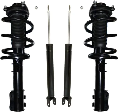 Miniatura 87 de Detroit Axle - Amortiguadores de puntales para Nissan Sentra 2007-2012 [Base S SL SR] Puntales delanteros completos con amortiguadores traseros