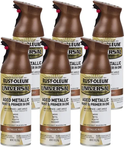 Miniatura 111 de Rust-Oleum 245197 Pintura en aerosol universal para todas las superficies, 12 onzas, negro satinado