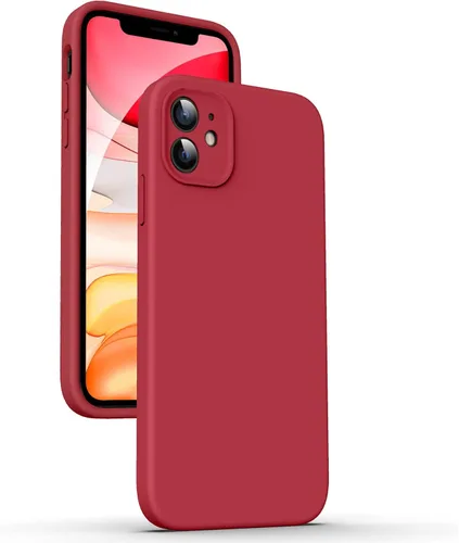 Miniatura 116 de Supdeal Funda de silicona líquida para iPhone 12 Pro Max, [protección de cámara] [antihuellas dactilares] [carga inalámbrica] Funda protectora de 4
