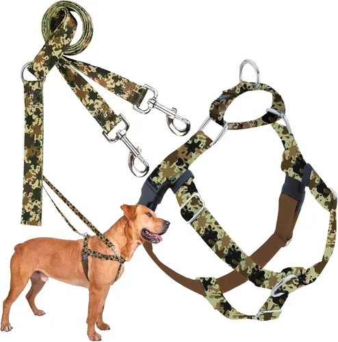 Miniatura 39 de 2 Hounds Design - Arnés para perro (libertad sin tirar), control ajustable, suave y cómodo para pasear perros fácilmente, para perros pequeños, Azul