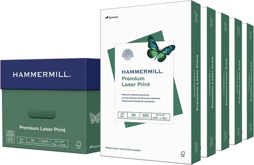 Miniatura 17 de Hammermill Papel para impresora, impresión láser premium 24 lb, 8.5 x 11-5 resma (2,500 hojas), 98 brillante, fabricado en los Estados Unidos