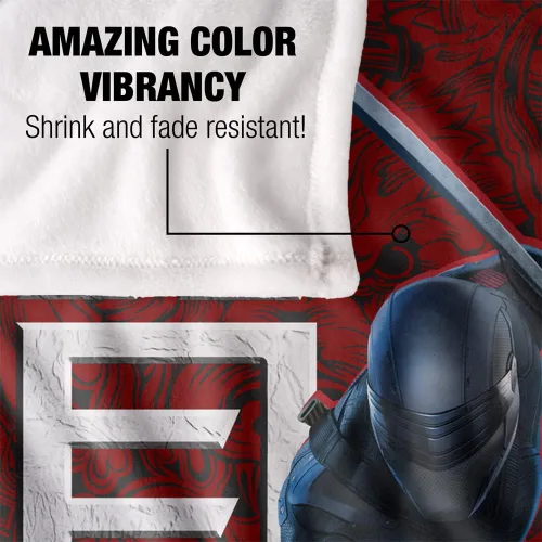 Miniatura 4 de Snake Eyes: G.I. Joe Origins Leap Silky Touch Manta súper suave de 36 x 58 pulgadas Salto