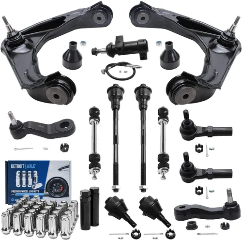 Miniatura 102 de Detroit Axle - Kit de suspensión frontal de 16 piezas para RWD Chrysler 300 Dodge Charger Challenger Magnum 6 brazos de control con rótulas 2