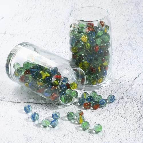 Miniatura 3 de CHUKEMAOYI Mármoles Gatos Ojos Vidrio Mármol/Sling Shot Munición 1000 uds. Tamaño es de aproximadamente 0.62 pulgadas, DIY y decoración del hogar.