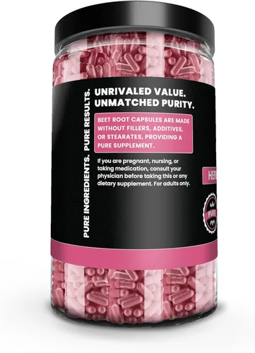 Miniatura 3 de PURE ORIGINAL INGREDIENTS Raíz de remolacha (730 cápsulas) sin magnesio o rellenos de arroz, siempre puro, verificado por laboratorio