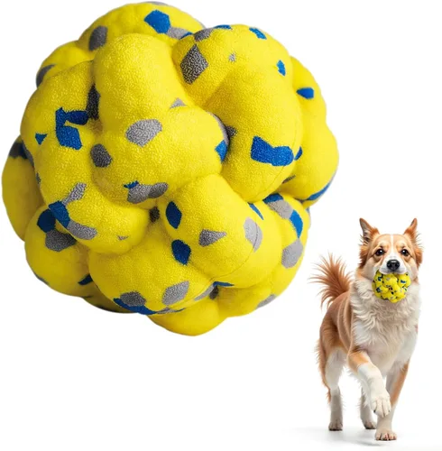 Miniatura 16 de Pelotas de tenis para perros Moonorange para masticadores agresivos, juguete interactivo indestructible, duradero, rebotador para perros, juego