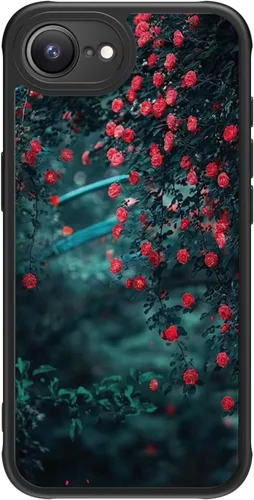 Miniatura 38 de FUNMIKO Funda para iPhone 16 Plus, carga inalámbrica y protección de grado militar, diseño floral moderno para mujeres y niñas, funda antideslizante