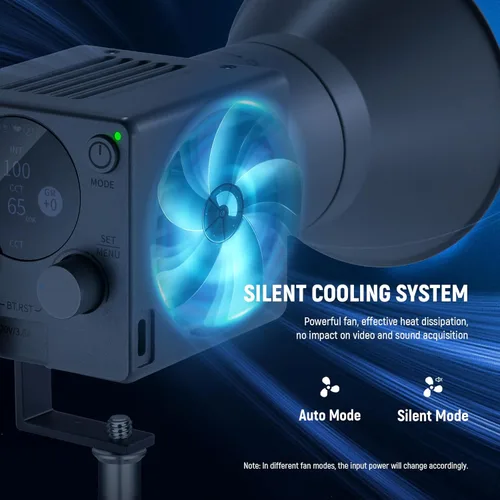 Miniatura 6 de NEEWER Luz de video LED RGB portátil de 60W Luz de mano de relleno, control APP/2.4G/Panel 18 escenas 8700Lux/1m 2700-6500K CRI97+ Regulable COB