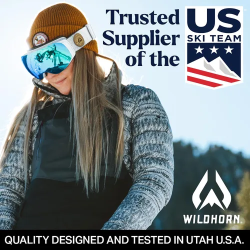 Miniatura 6 de Wildhorn Roca - Gafas de esquí para hombres y mujeres con protección antiempañamiento/arañazos 100% UV - Lente magnética - Gafas de nieve