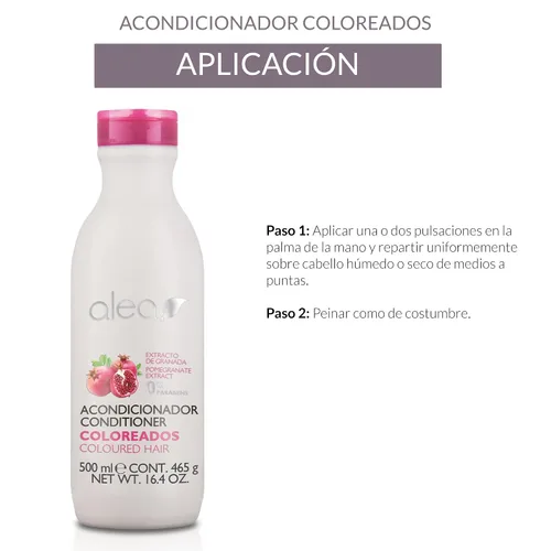 Miniatura 5 de ALEA - Acondicionador de cabello de color - Acondicionador para cabello de color - 16.9 fl oz - con extracto de granada y madera de nogal - Prolonga
