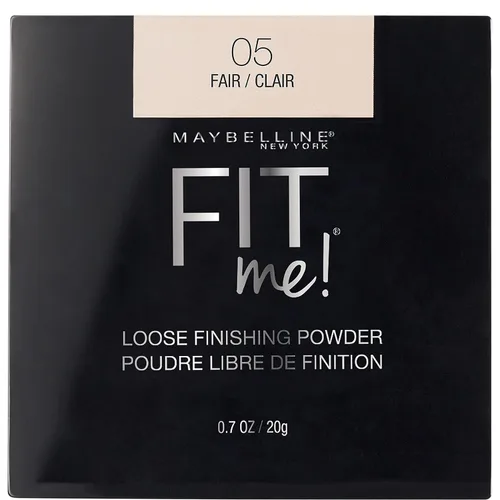Maybelline Fit Me - Polvo fijador suelto, polvo facial de maquillaje y polvo de acabado, Claro, 1 unidad