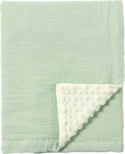 Miniatura 25 de CREVENT Manta de bebé de minky para niñas y niños, manta suave de felpa para recién nacidos - 30 x 40 pulgadas (Animal)