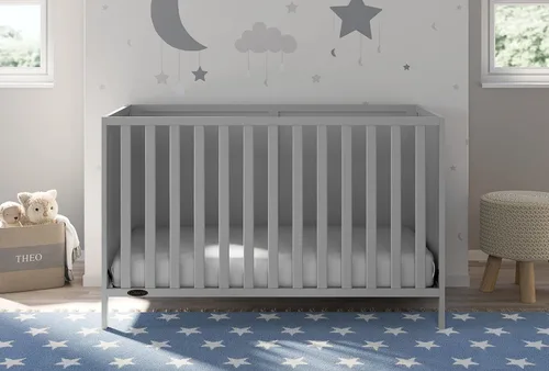 Miniatura 2 de Graco Theo Cuna convertible 3 en 1 para bebé, certificado GREENGUARD Gold, se convierte en cama y sofá cama para niños pequeños, se adapta a colchón