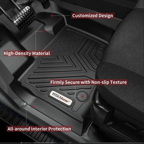 Miniatura 9 de YITAMOTOR Gen2 Alfombrillas de Piso para Chevrolet Equinox/GMC Terrain 2018-2024, TPE Revestimientos de Piso Personalizados para Todo Clima